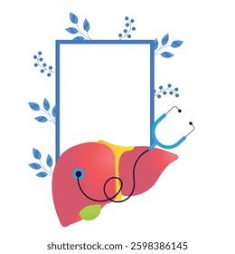 world hepatitis day cartoon vector illustration on the white background