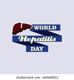 World Hepatitis Day Logo Vector Template