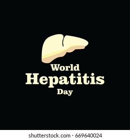 World Hepatitis Day Logo Vector Template