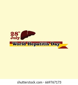 World Hepatitis Day Logo Vector Template