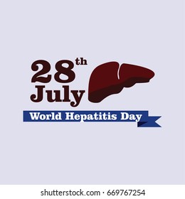 World Hepatitis Day Logo Vector Template