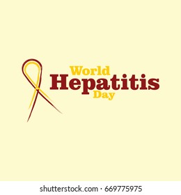 World Hepatitis Day Logo Vector Template