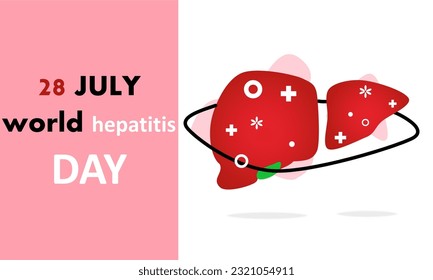afiche del día mundial de la hepatitis Resumen, diseño de estilo minimalista