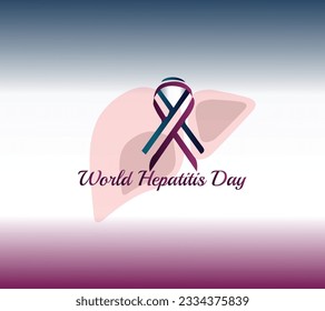 "Welt-Hepatitis-Tag"-Vorlage für KartenVektordesign
mit minimalistischem, modernem Konzept für Cover, Hintergrund, Banner. Weltkarte in der Lung. Vektorgrafik