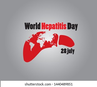 World Hepatitis Day, this design can be used for posters or other designs