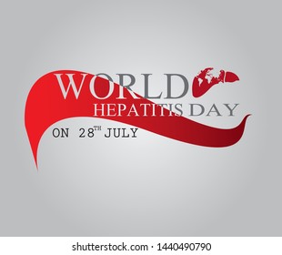 World Hepatitis Day, this design can be used for posters or other designs