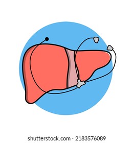 Plantilla de fondo para el diseño vectorial del día mundial de la hepatitis, con concepto minimalista moderno, cubierta, fondo, corazón, pulmones, estetoscopio 