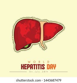 World Hepatitis Day Vector design dor banner or poster template