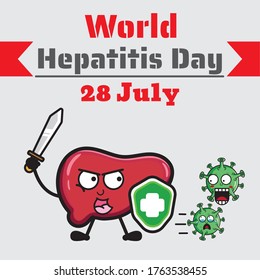  World hepatitis day vector illustration 
