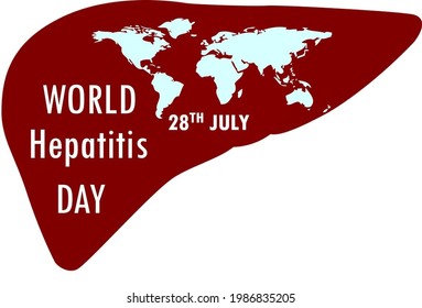Ilustración vectorial del Día Mundial de la Hepatitis