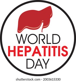 ilustración vectorial del día mundial de la hepatitis