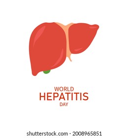 World Hepatitis Day , Vector Illustration.