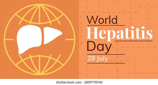 World Hepatitis Day - vector illustration and design.