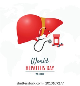 World Hepatitis Day. Vector illustration design.