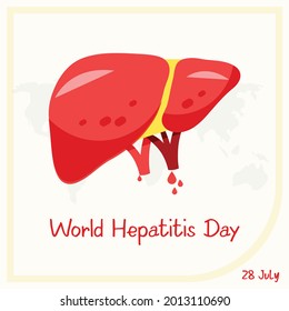 World Hepatitis Day. Vector illustration design.