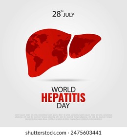 World Hepatitis Day. Vector Illustration. 
