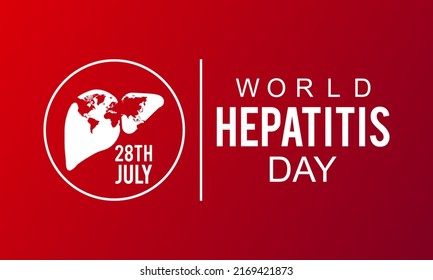 World Hepatitis Day vector logo icon illustration template design.