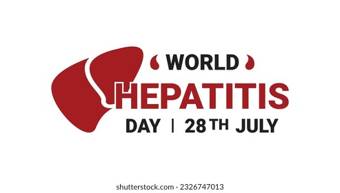Vector del Día Mundial de la Hepatitis el 28 de julio en todo el mundo. Cada año se observan ilustraciones temáticas. Excelente para la celebración del Día de la hepatitis en el mundo