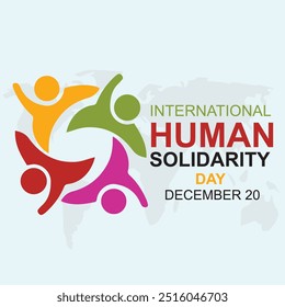  world human day solidarity vector