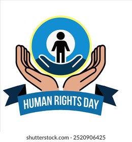 World human right day vector illustration design.