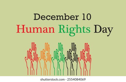 World human rights day banner 2024