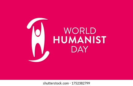 World Humanist Day is a Humanist holiday celebrated annually around the world on the June solstice, which usually falls on June 21. Vector Illustration.