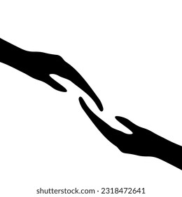 world humanitarian day concept. help each other. illustration vector