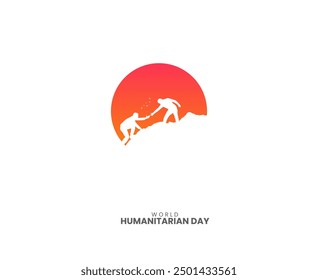 World Humanitarian Day, Humanitarian Day Creative Concept Vector design.