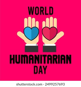 World Humanitarian Day. design vector illustration