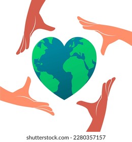 World Humanitarian Day Illustration and Gaphic.