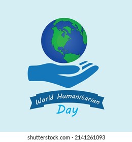 World Humanitarian Day Logo Design Template