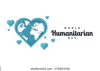 World Humanitarian Day Template Design