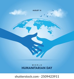 Dia Humanitário Mundial, Projeto Vetor do Dia Humanitário Mundial, Projeto de T-Shirt