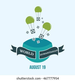 World Humanitarian Day Vector Design. Great Awareness campaign design.