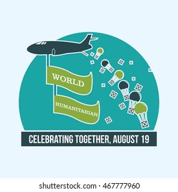 World Humanitarian Day Vector Design. Great Awareness campaign design.