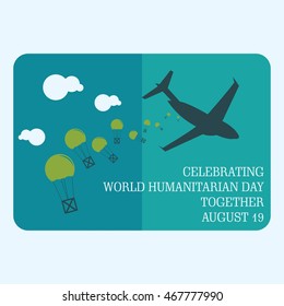 World Humanitarian Day Vector Design. Great Awareness campaign design.