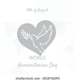 World Humanitarian Day  , Vector illustration design.