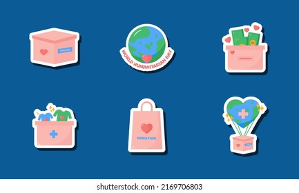 World Humanitarian Sticker Set Collection