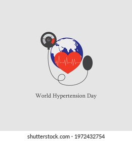 World hypertention Day banner vector