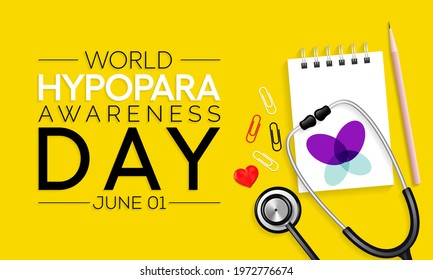 World Hypoparathyroidism awareness day is observed every year on June 1, it is a rare condition where the parathyroid glands, which are in the neck near the thyroid gland, produce too little hormone.