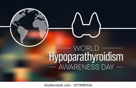 World Hypoparathyroidism awareness day is observed every year on June 1, it is a rare condition where the parathyroid glands, which are in the neck near the thyroid gland, produce too little hormone.