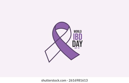 World IBD Day. background, banner, card, poster, template. Vector illustration.
