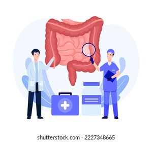 World IBD day illustration,medical theme IBD day