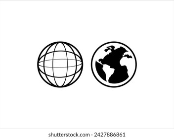 World icon design illustration vector,