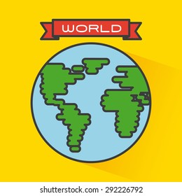world icon design, vector illustration eps10 graphic 