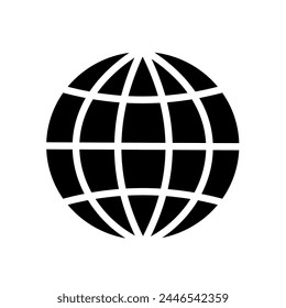 Icono del mundo - globo - Vector	