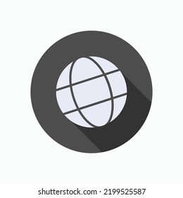 World Icon. Internet, Earth Symbol - Vector.