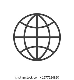 world icon internet icon globe icon vector illustration logo template for many purpose. Isolated on white background.