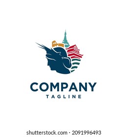 World icon logo icon design illustration