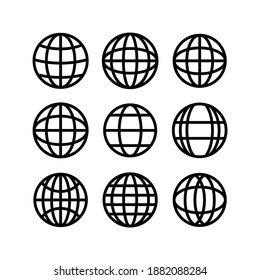 world icon or logo isolated sign symbol vector illustration - Collection of high quality black style vector icons
